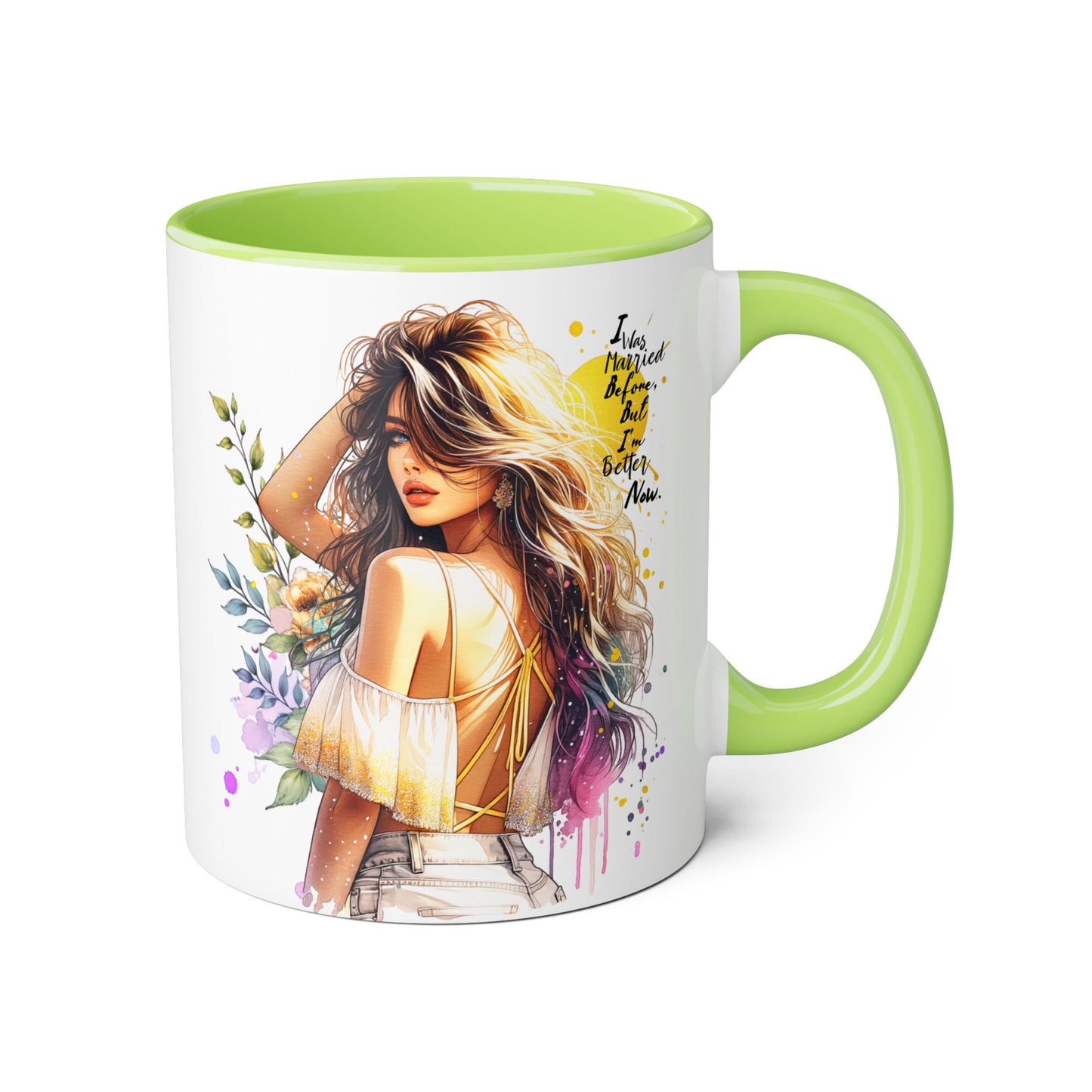 I Was Married Before But I'm Better Now Inspirational Accent Mug, 11oz Coffee Cup, Artistic Mug for Self-Love, Unique Gift for Friends, Motivational Gift Idea, Perfect for [...]