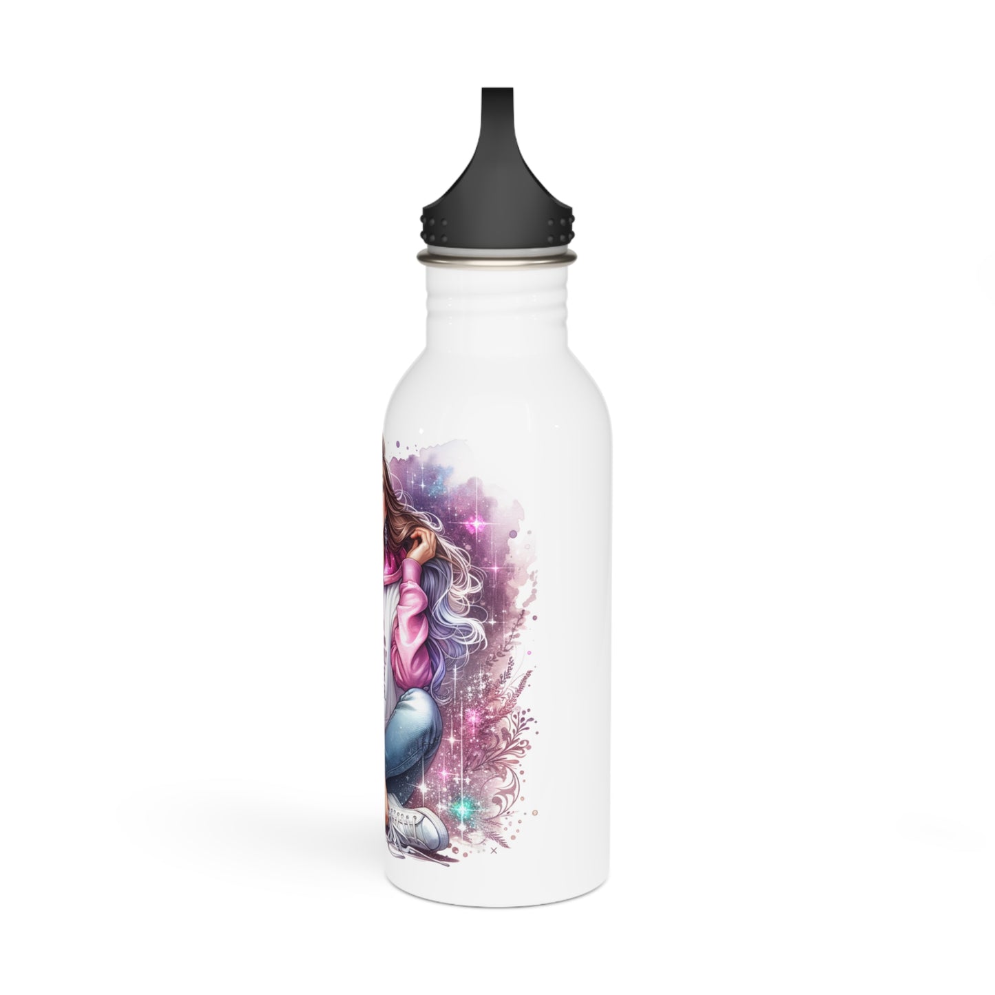 Colorful Inspirational Stainless Steel Water Bottle | 'I Am My Own Happily Ever After '