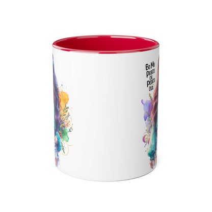Mug - Be My Peace or Peace Out Accent Mug, 11oz