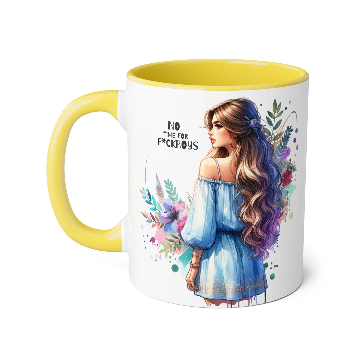 Funny Accent Mug - No Time For F*boys 11oz