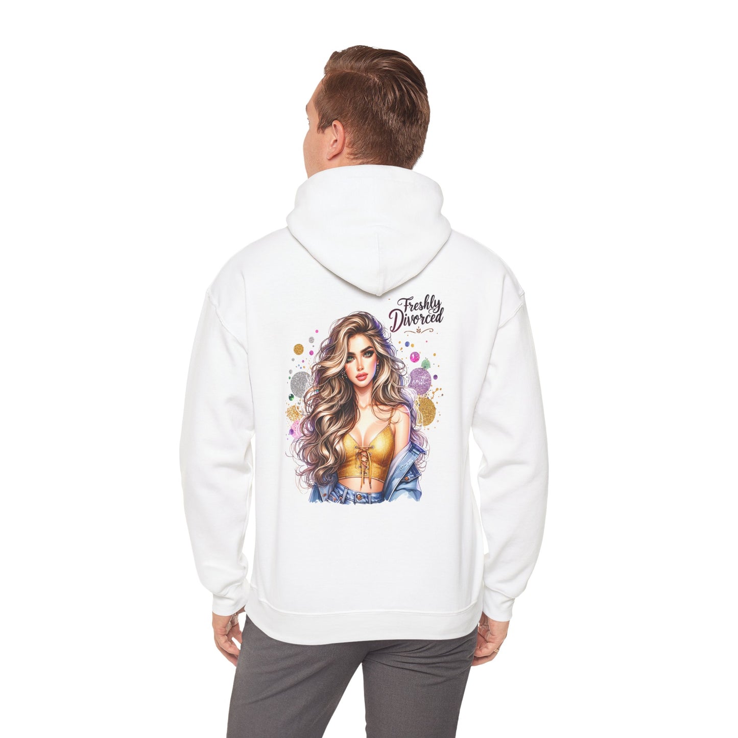 Freshly Divorced Unisex Hooded Sweatshirt