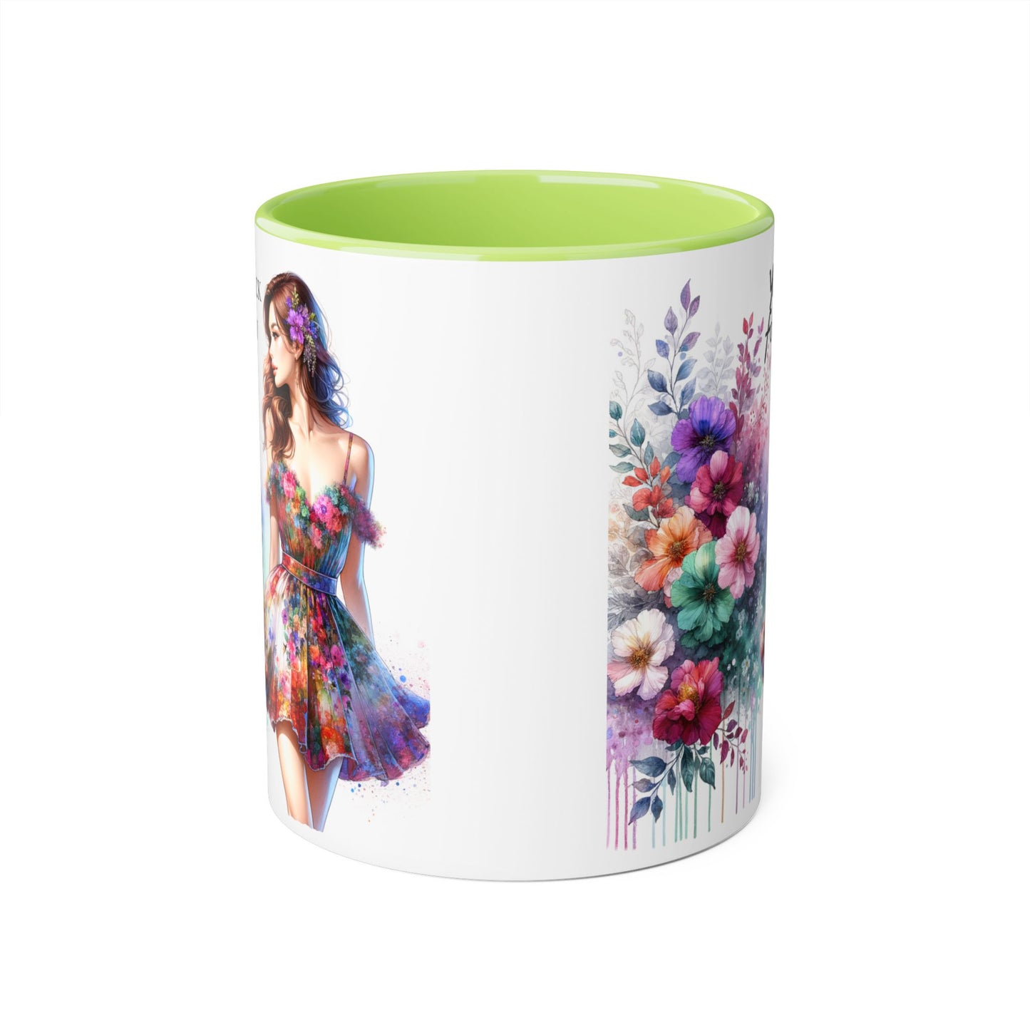Yuck Fou Floral Accent Mug, 11oz Coffee Cup, Colorful Gift for Her, Art-Inspired Tea Mug, Unique Ceramic Drinkware, Birthday, Mother's Day, [...]