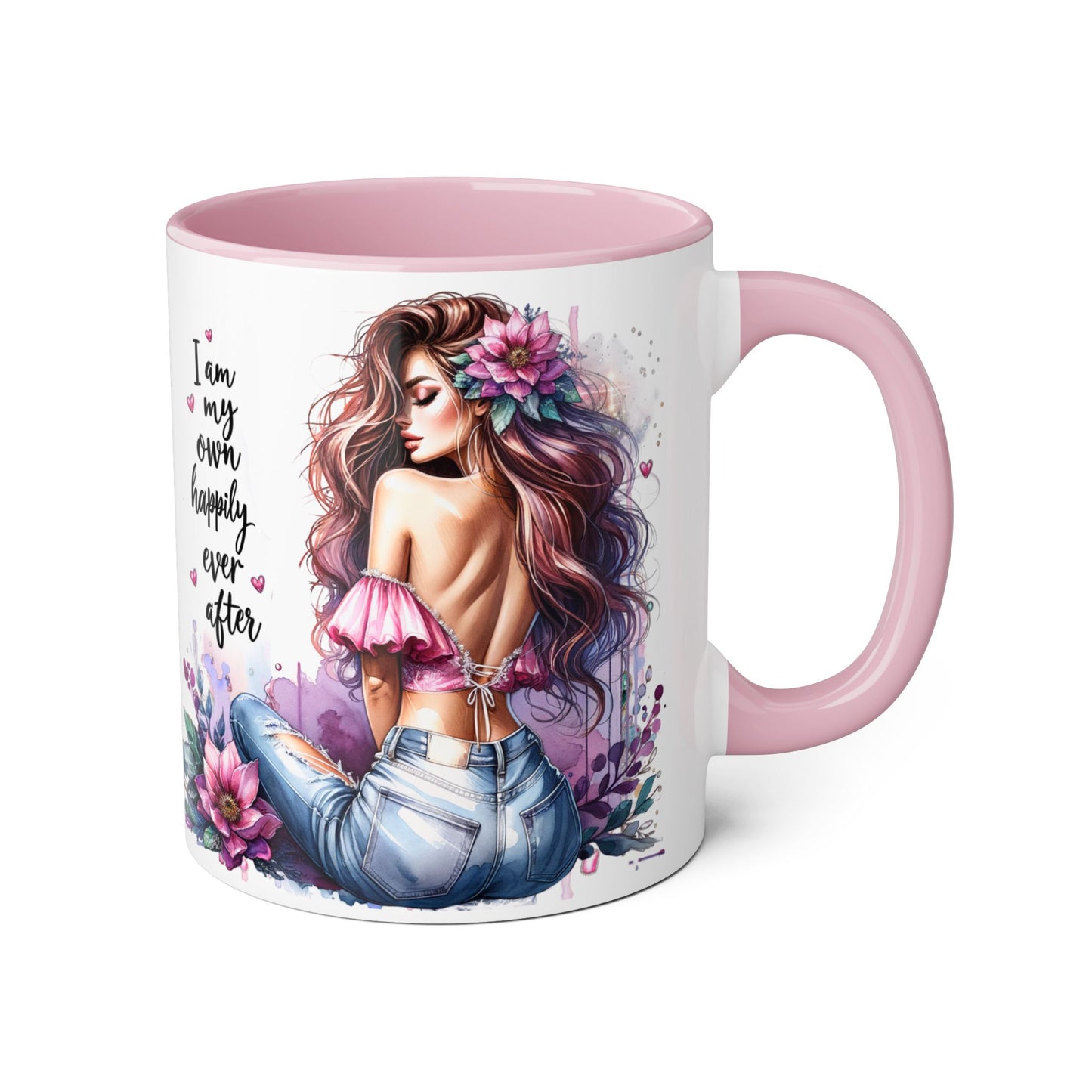 I Am My Own Happily Ever After Empowering Self-Love Accent Mug - 11oz