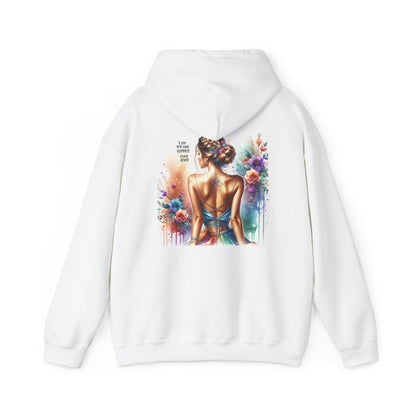 I Am My Own Happily Ever After Bohemian Artwork Hoodie – Inspirational ‘Live Life Happy’ Design