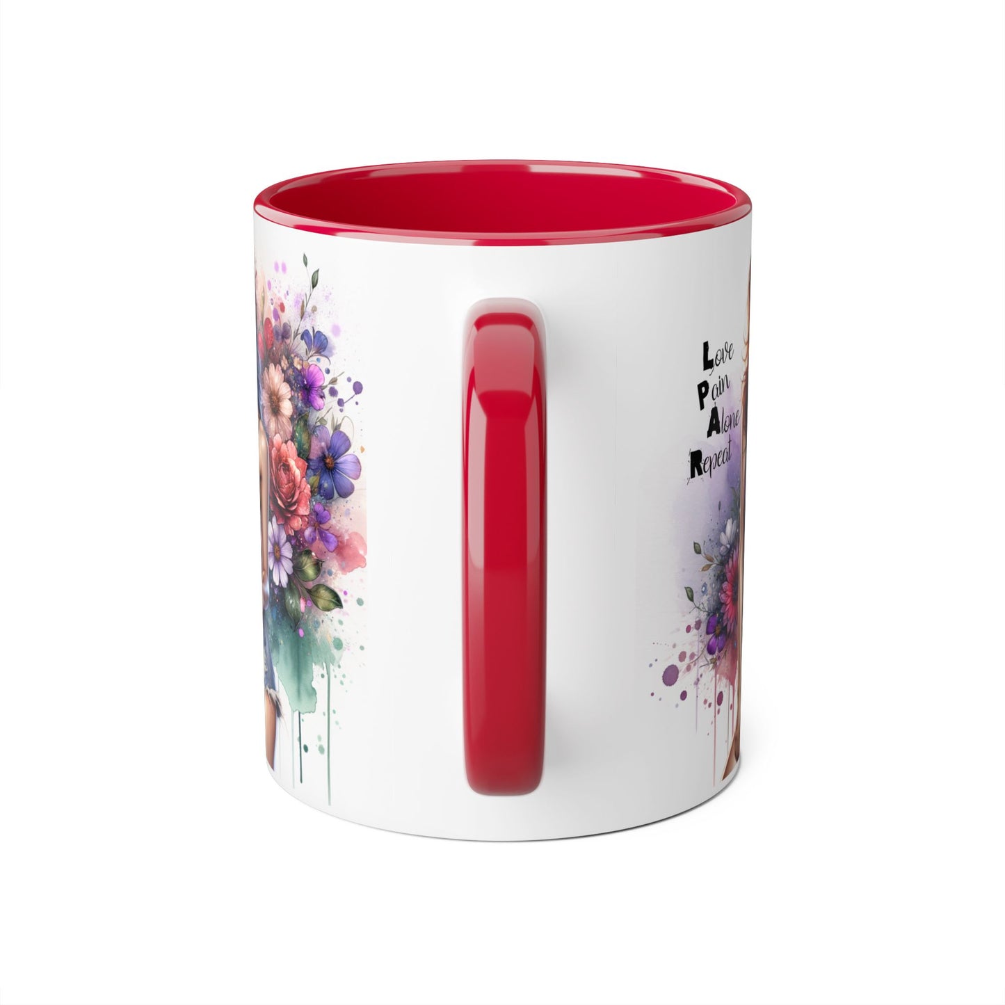 Floral Design Mug, Artistic Coffee Cup, Unique Gift, Vibrant Home Decor, Inspirational Drinkware, Birthday Present