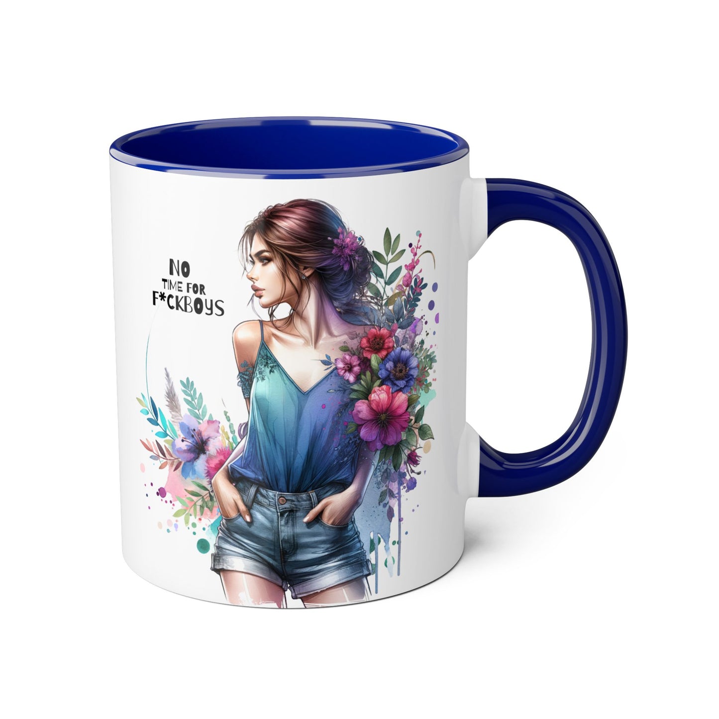 Funny Accent Mug - No Time For F*boys 11oz