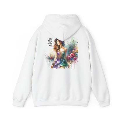 Lost You And Found Me Colorful Art-Print Hoodie, Vibrant Sweatshirt, Gift for Her, Stylish Layering, Comfortable Fashion, Perfect for Any Occasion