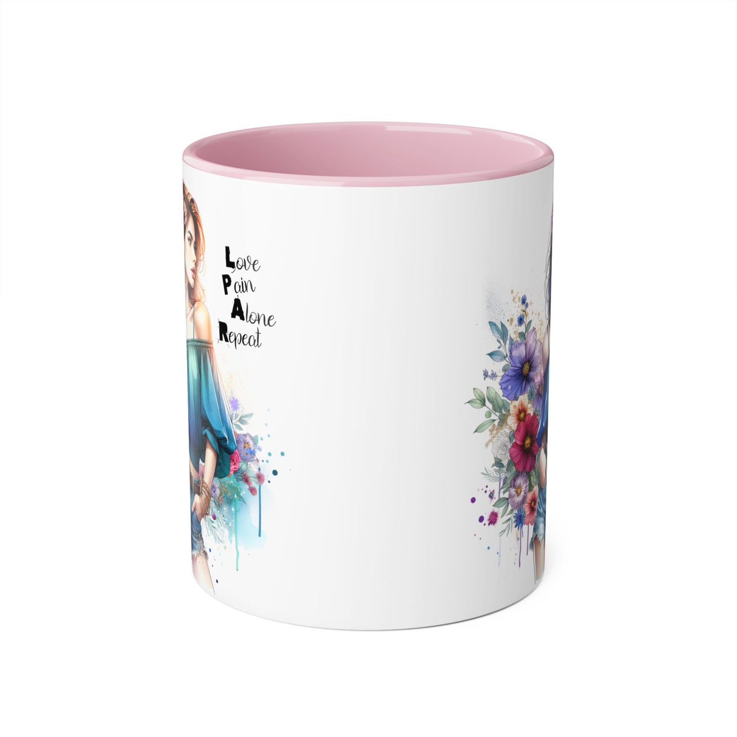 Floral Lover's Accent Mug - Celebrate Self-Love, Ideal Gift for Friends & Family, Perfect for Birthdays, Holidays, Cozy Moments