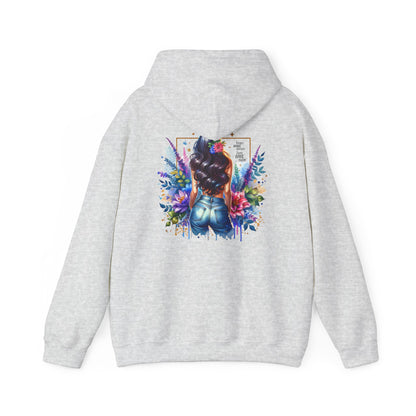 I Don`t Make Mistakes, I Just Date Them Colorful Floral Back Design Hooded Sweatshirt, Cozy Unisex Hoodie, Graphic Sweatshirt, Gift for Her, Stylish Casual Wear