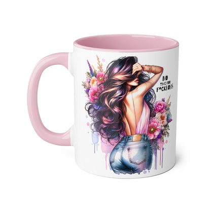 Funny Accent Mug - No Time For F*boys 11oz