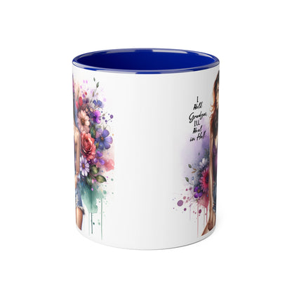 I Hold Grudges, I'll Heal in Hell Stylish Accent Mug with Floral Design, Inspirational Gift for Her, Coffee Lover's Cup, Unique Home Decor, Birthday or Holiday Present