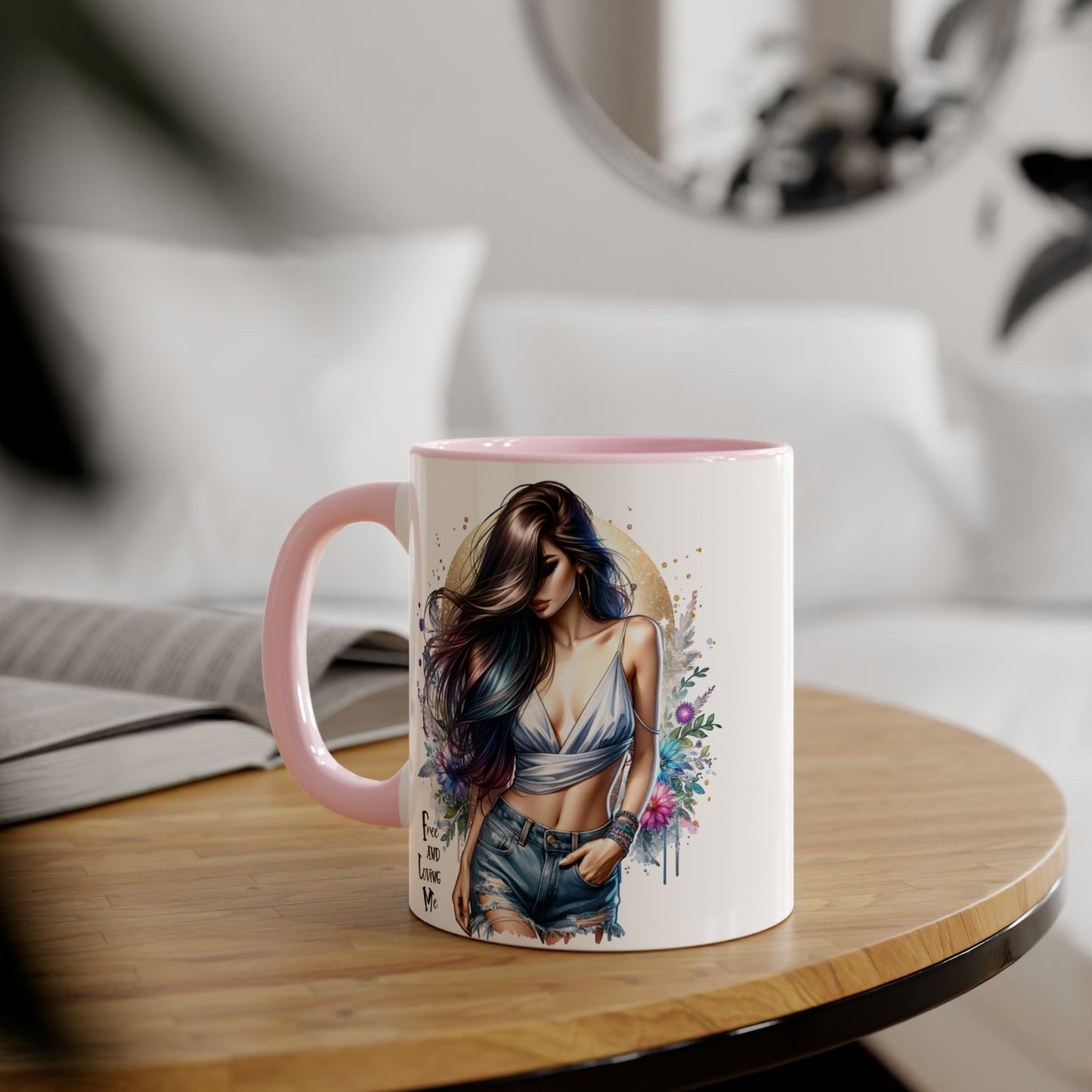 Vibrant Accent Mugs, 11oz with Artistic Design – Perfect for Coffee Lovers and Gift Occasions: Home Decor, Unique Gifts, Art Mugs, [...]