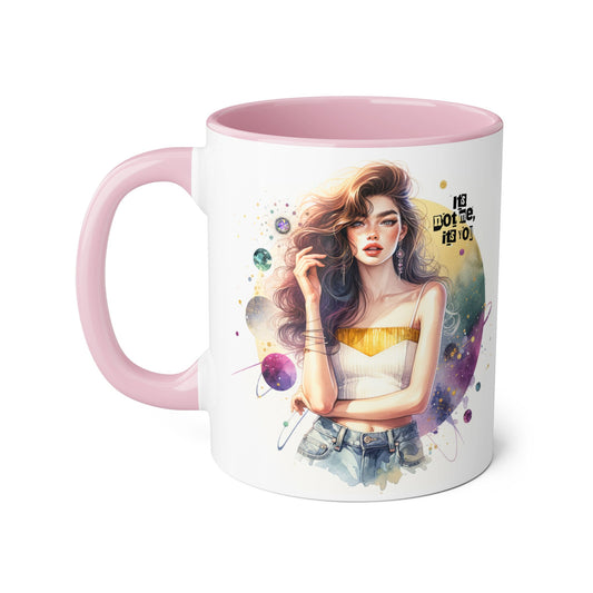 It's Not Me, It's You Humoristic Galactic Dreamer Accent Mug, Coffee Cup, Space Art Mug, Unique Gift, Starry Night Design, Cosmic Coffee Tumbler