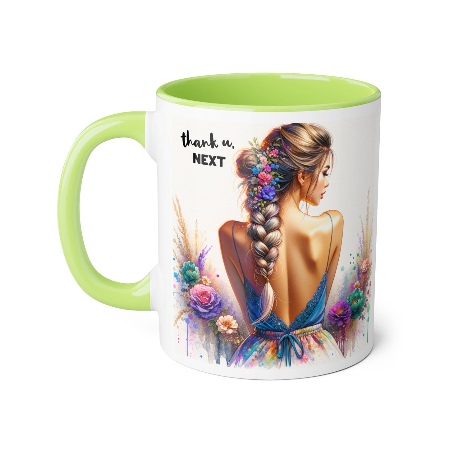 Thank U, Next Colorful Floral Thank You Mug - Perfect Gift for Friends, Birthdays, Celebrations, Coffee Lovers, Tea Time