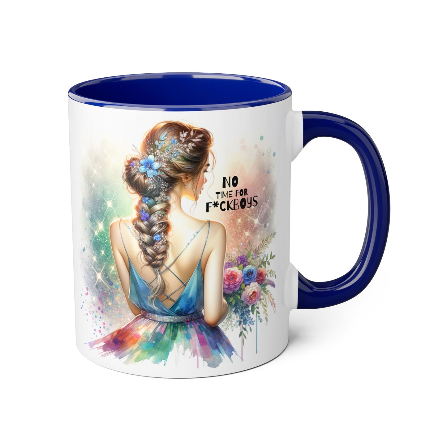 Funny Accent Mug - No Time For F*boys 11oz