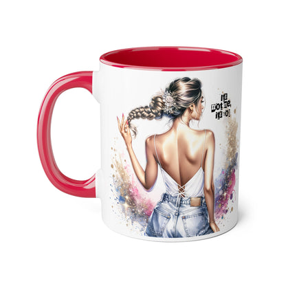 It's Not Me, It's You Humoristic Unique Inspirational Accent Mug, Motivational Coffee Cup, Fun Tea Mug for Women, Gift for Art Lovers, Stylish Drinkware