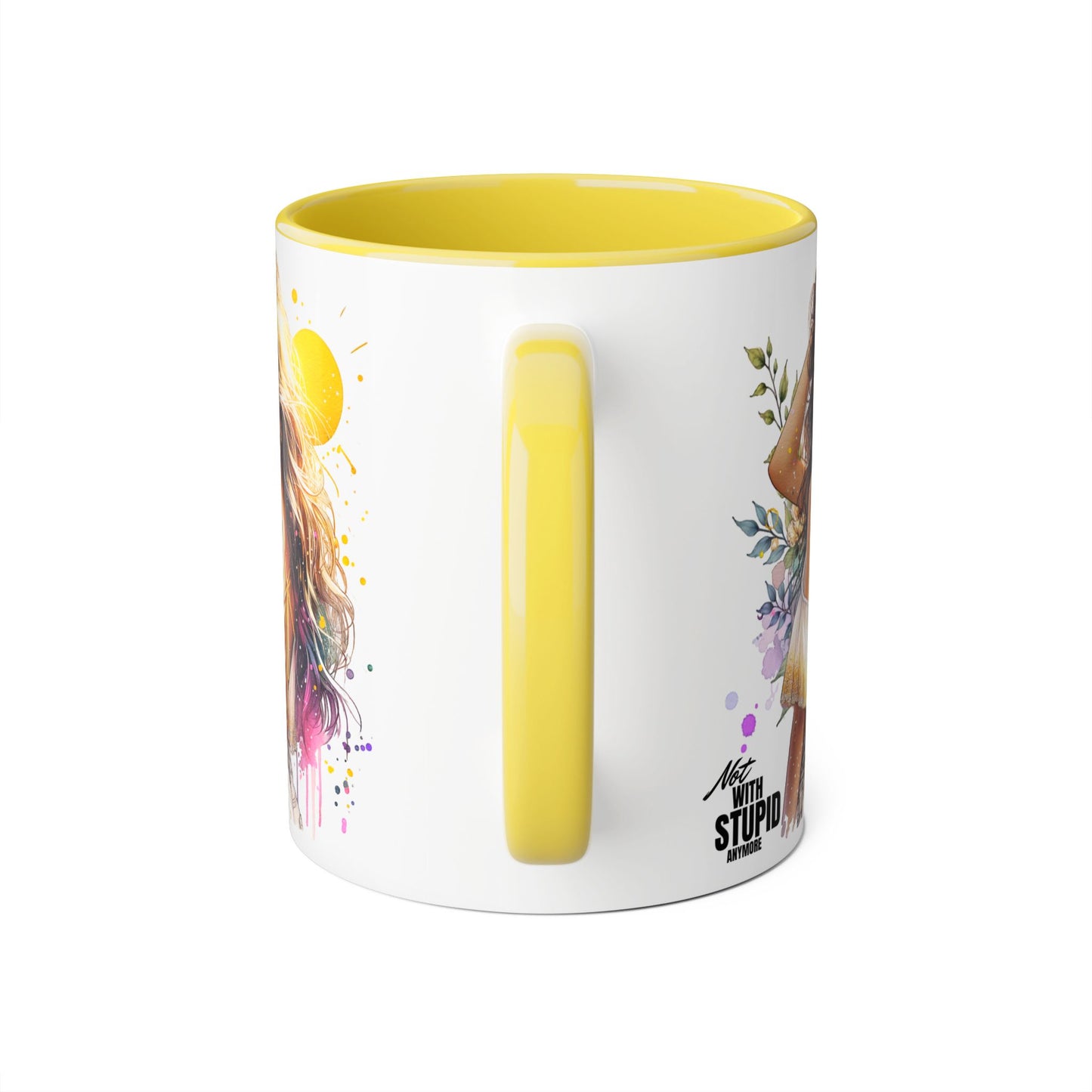Mug - Not With Stupid Anymore Humoristic 11oz Accent Mug