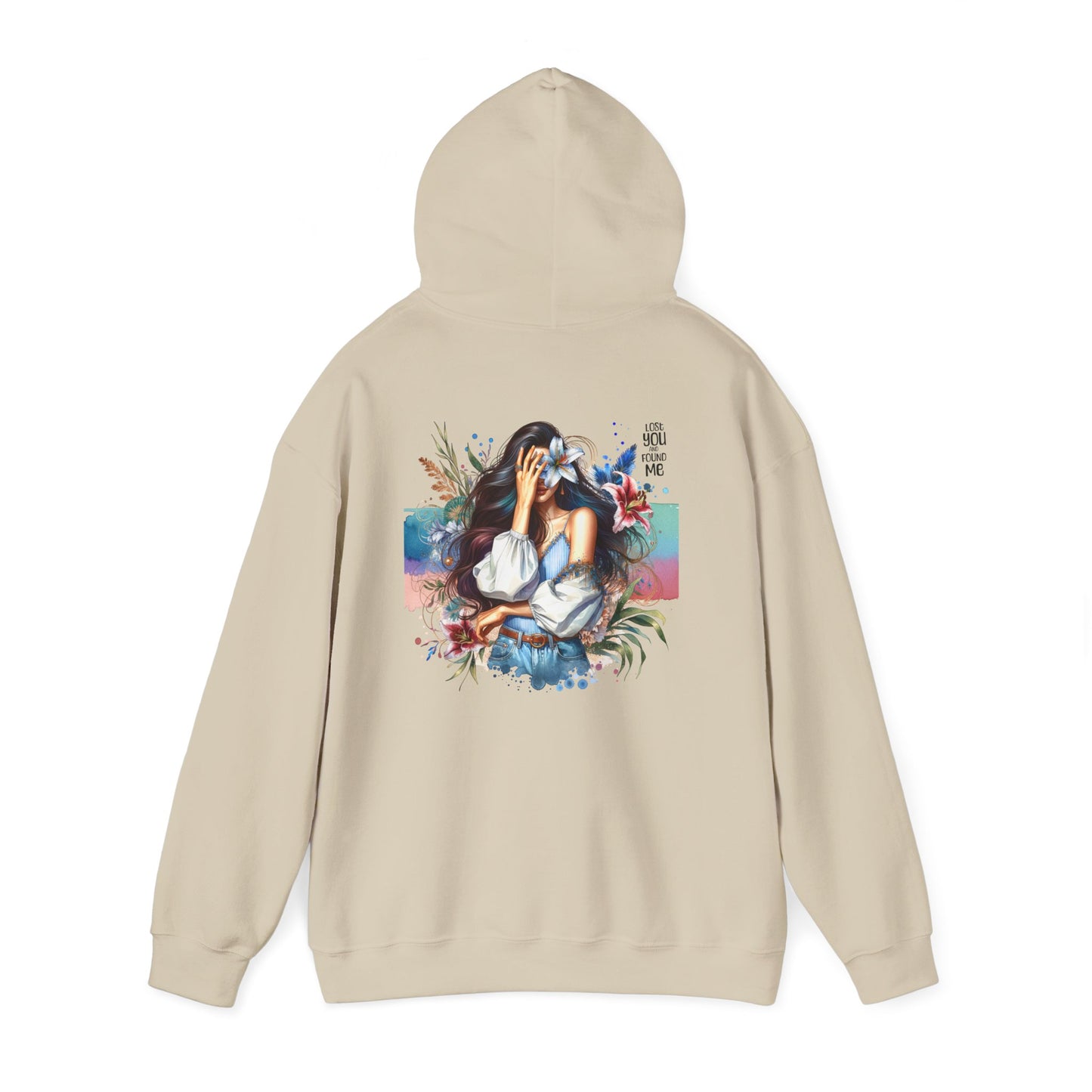 Breakup Hoodie - Unisex Hooded Sweatshirt Lost You and Found Me Design
