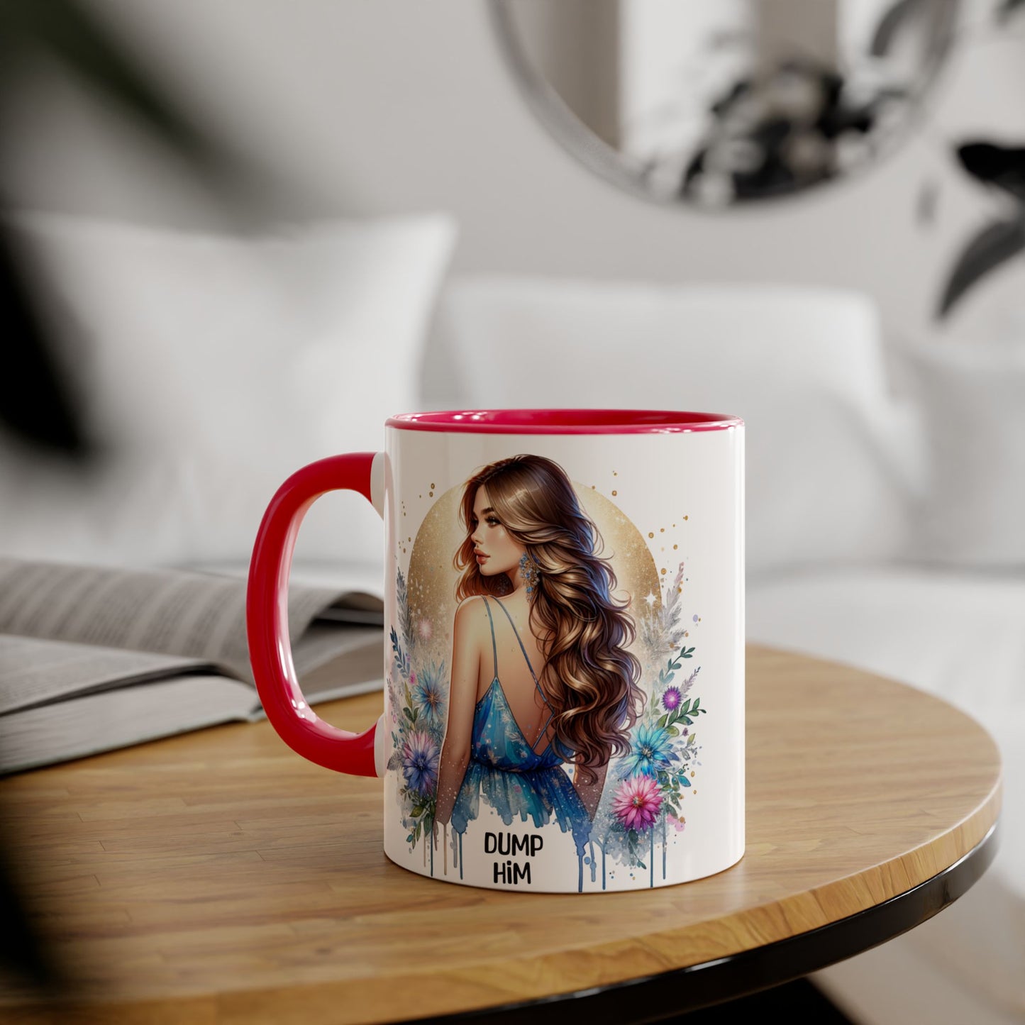 Blooming Beauty Coffee Mug, Floral Coffee Cup, Inspirational Mug Gift, Tea Lover's Accessory, Girly Mug for Friends