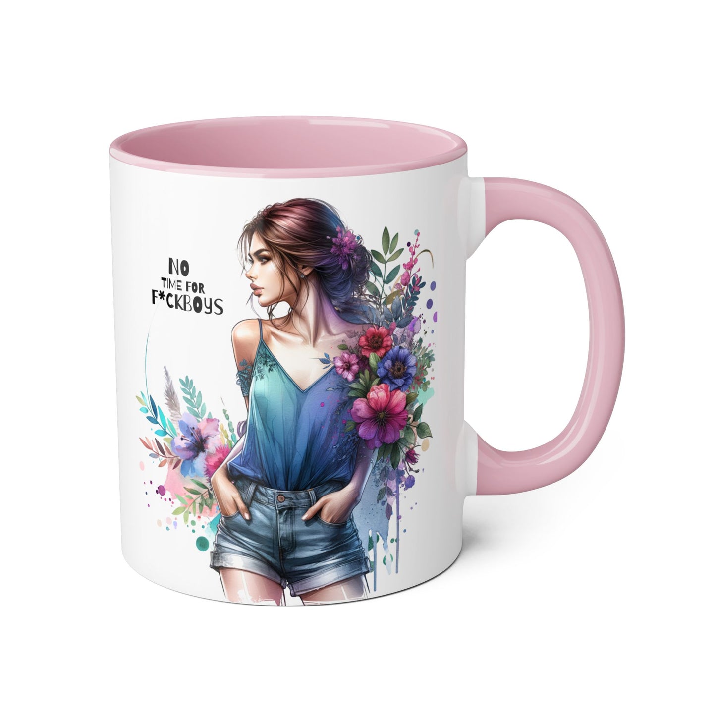 Funny Accent Mug - No Time For F*boys 11oz
