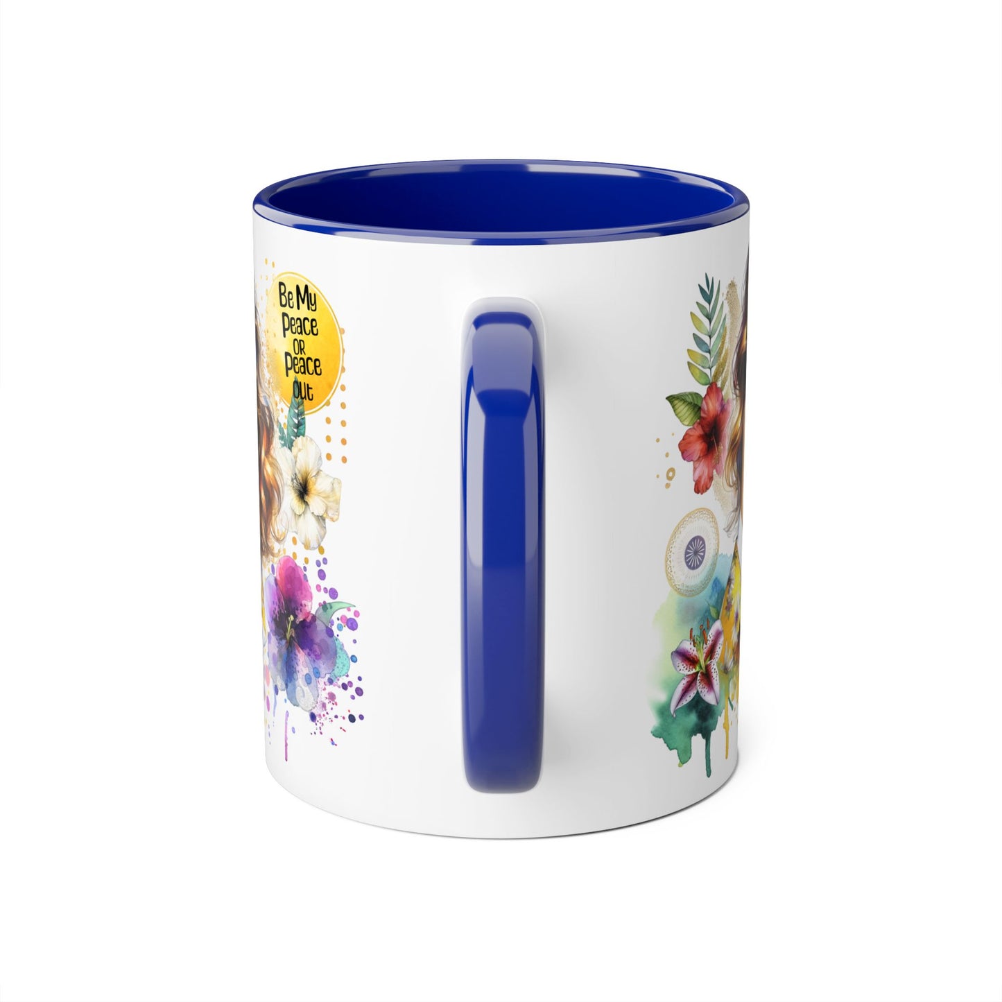 Mug - Be My Peace or Peace Out Accent Mug 11oz