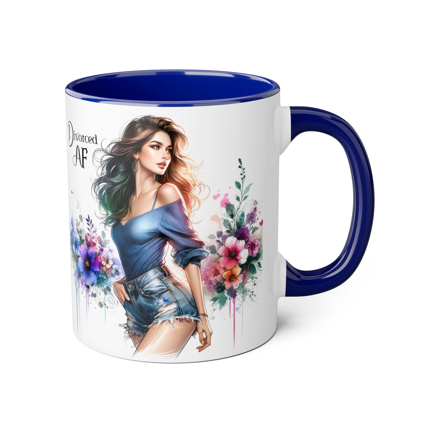Divorced AF Mug, Stylish Coffee Cup for Newly Single, Empowerment Gift for Her, Celebration of Freedom, Unique Present for Divorcee