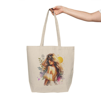 I Am My Own Happily Ever  After Stylish Canvas Shopping Tote - Perfect for Grocery, Beach Days, or Everyday Use, Eco-Friendly Tote Bag for Fashion Lovers