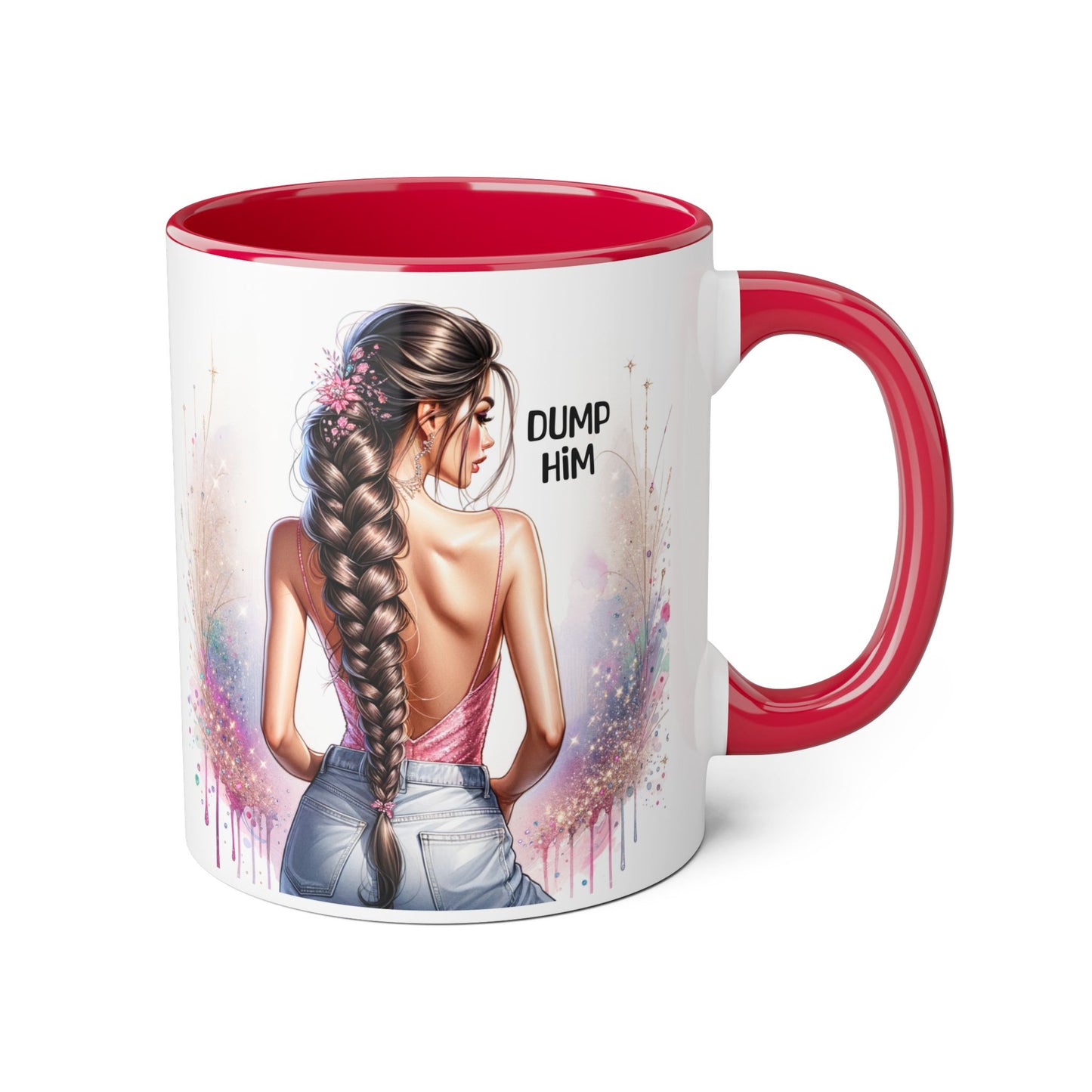 Dump Him Accent Mug, 11oz