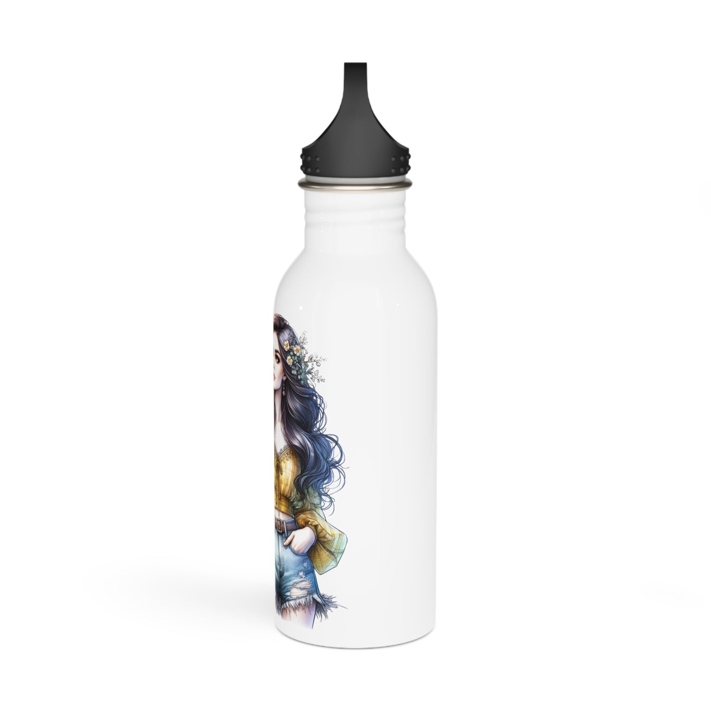 Thank U, Next Floral Motivational Water Bottle, Inspirational Gift for Her, Eco-Friendly Hydro Flask, Unique Art Design, Perfect for Fitness or [...]