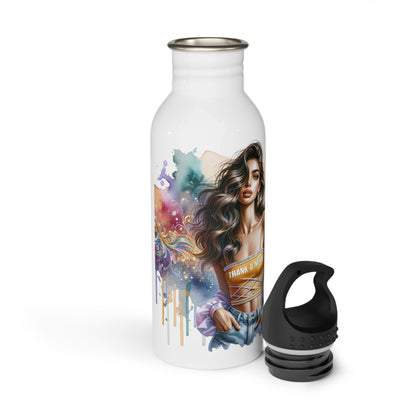 Thank U, Next Vibrant Stainless Steel Water Bottle with Artistic Design, Motivational Fitness Gift, Eco-Friendly Hydration, Gym Accessory, Summer [...]