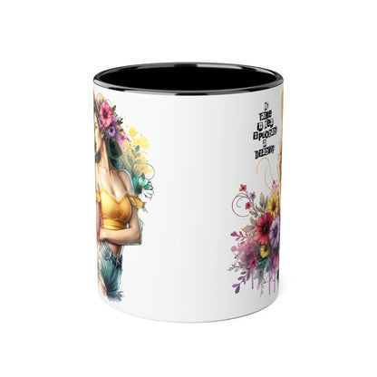 Funny Accent Mug - My Taste in Men is Probably a Disability Humor 11oz Cup