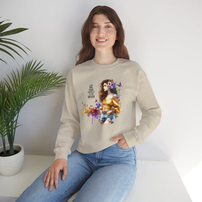 I Am My Own Happily Ever After  Artistic Unisex Heavy Blend™ Crewneck Sweatshirt - Perfect Gift for Artists, Creative Souls, Birthdays, Casual Wear, Art Lovers