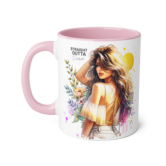 Artistic Accent Mug – Celebrate Your Creativity, Straight Outta Divorced Humoristic , Floral Design Coffee Cup, Perfect for Gifts & Home Decor, [...]