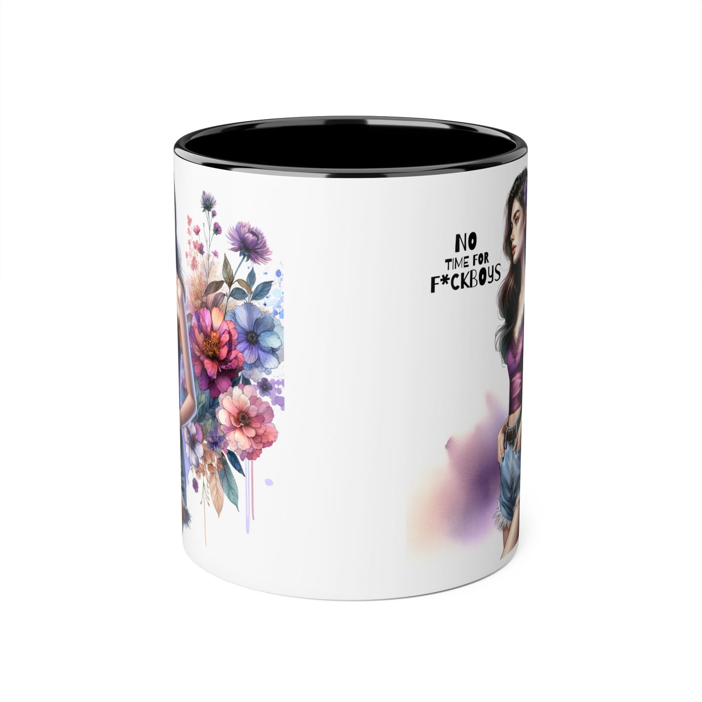 Funny Accent Mug - No Time For F*boys 11oz