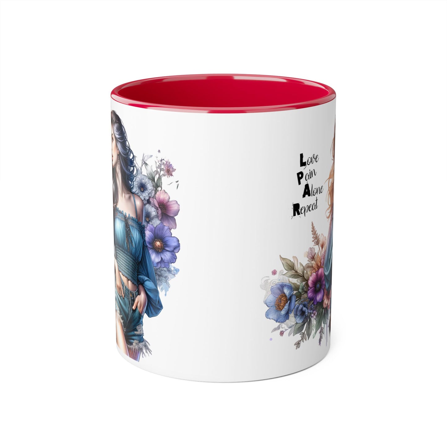 Bohemian Accent Mug, 11oz - Perfect Gift for Art Lovers, Home Decor, Coffee, Tea, Inspirational Quotes, Unique Artwork