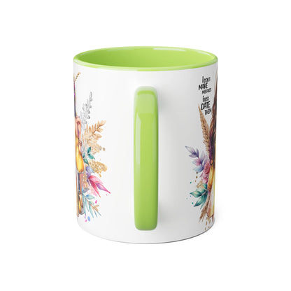 I Don't Make Mistakes, I Date Them Chic Coffee Mug with Floral Design, Inspirational Gift for Her, Unique Office Decor, Creative Birthday Present, Hot Beverage Lover's Cup