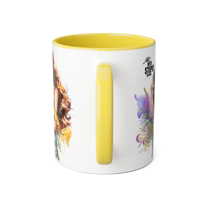 Not With Stupid Anymore Humoristic 11oz Accent Mug