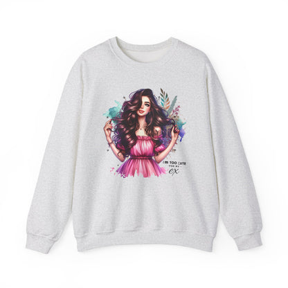 I'm Too Cute For My Ex Stylish Art Sweatshirt for Creative Souls | Perfect Gift for Friends or Yourself | Cozy Crewneck for Everyday Wear, Fashion, Art [...]