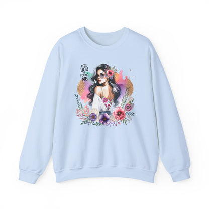 Lost You And Found Me Bohemian Floral Sweatshirt | You Are Beautiful | Cozy Unisex Crewneck for Women, Gift for Her, Casual Wear, Spring Fashion