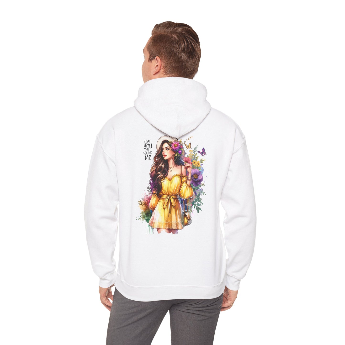 Breakup Hoodie - Unisex Hooded Sweatshirt Lost You and Found Me Design