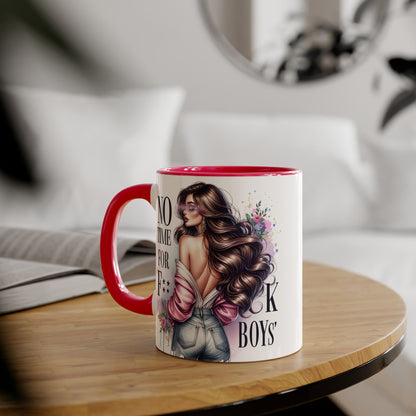 Funny Accent Mug - No Time For F*boys 11oz