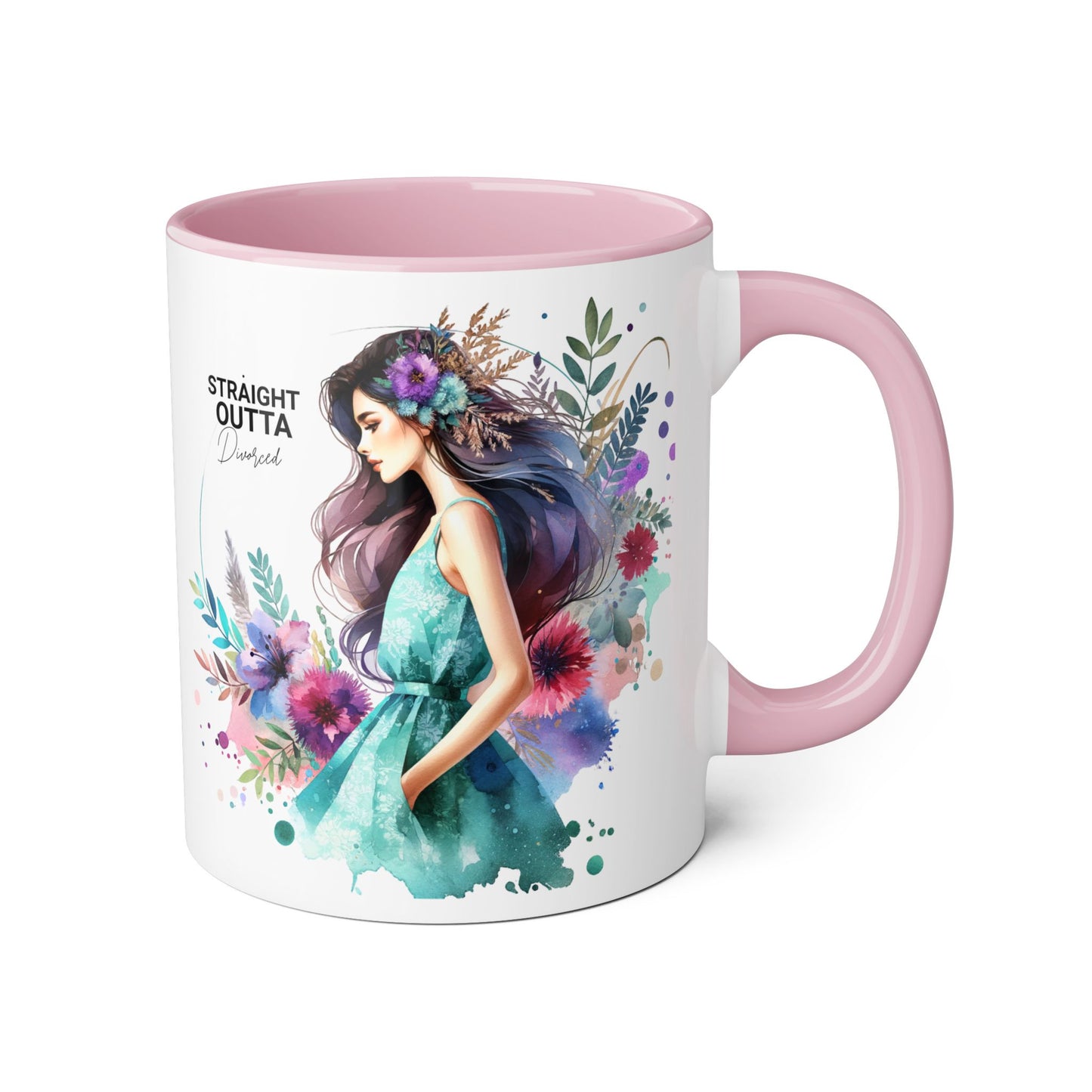 Artistic Accent Mug | Straight Outta Wonderland Coffee Cup for Dreamers | Unique Gift for Birthdays, Holidays, Fairytale Lovers