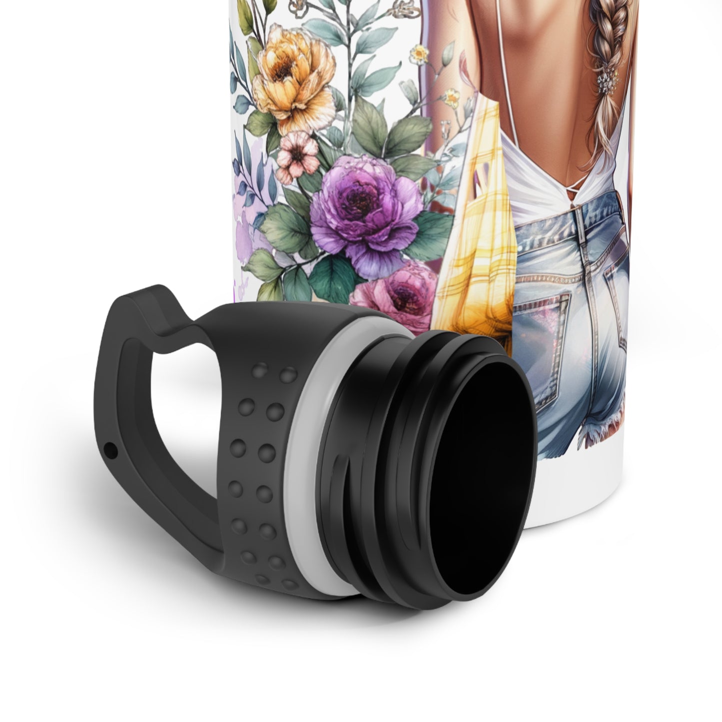 Floral Stainless Steel Water Bottle - "I Don't Make Mistakes, I Date Them" Quote, Eco-Friendly Drinkware, Summer Hydration, Gift for [...]