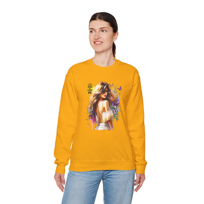Lost You And Found Me Bohemian-Themed Crewneck Sweatshirt with Floral Design, Cozy Casual Wear, Gift for Her, Everyday Comfort, Family Gatherings, Spring Fashion