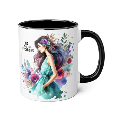 Funny Accent Mug - No Time For F*boys 11oz