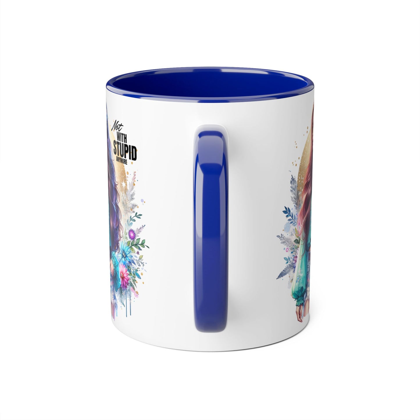 Mug - Not With Stupid Anymore Humoristic 11oz Accent Mug