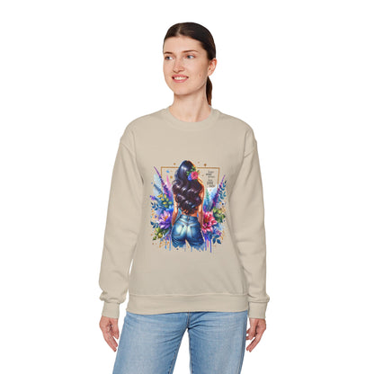 I Don`t  Make Mistakes, I Just Date Them Colorful Art Sweatshirt, Stylish Crewneck, Floral Design, Unisex Apparel, Gift for Her, Cozy Fashion, Unique Artwork Sweatshirt