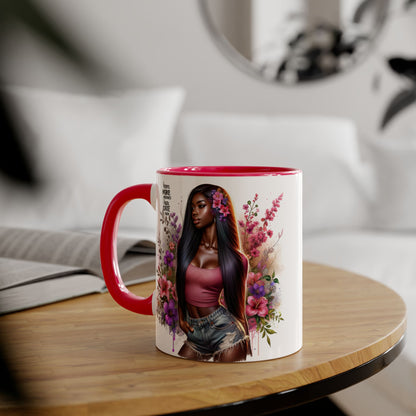 'I Don't Make Mistakes, I Date Them' Accent Mugs, 11oz