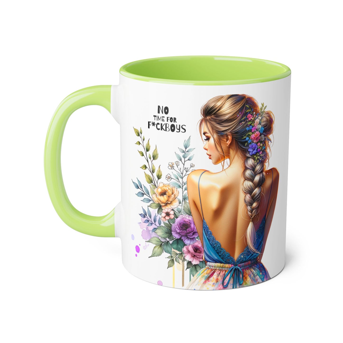 Funny Accent Mug - No Time For F*boys 11oz