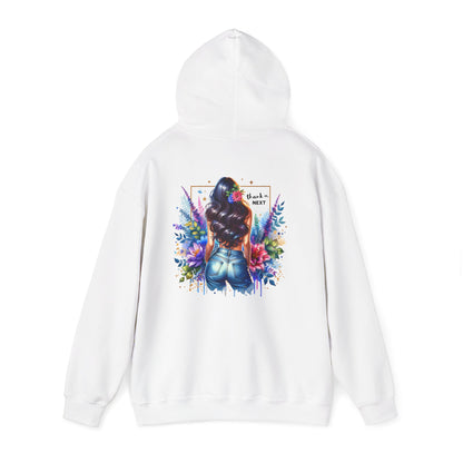 Thank U, Next Colorful Artistic Hooded Sweatshirt for Creative Souls, Stylish Gift for Art Lovers, Cozy Casual Wear, Unique Sweatshirt, Vibrant Hoodie